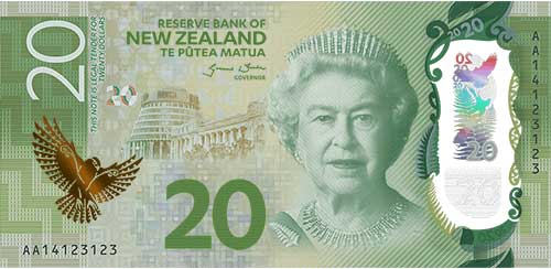 New Zealand $20 note